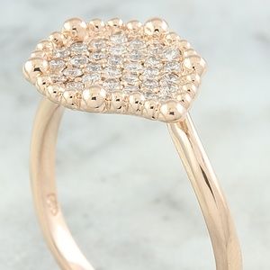 0.40 Carat Diamond 14K Rose Gold Ring
